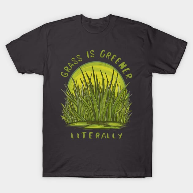 Grass T-Shirt by NomiCrafts